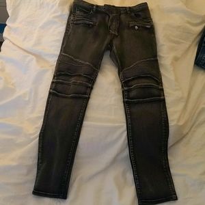 Size 33x32 Men's Balmain Biker Jeans